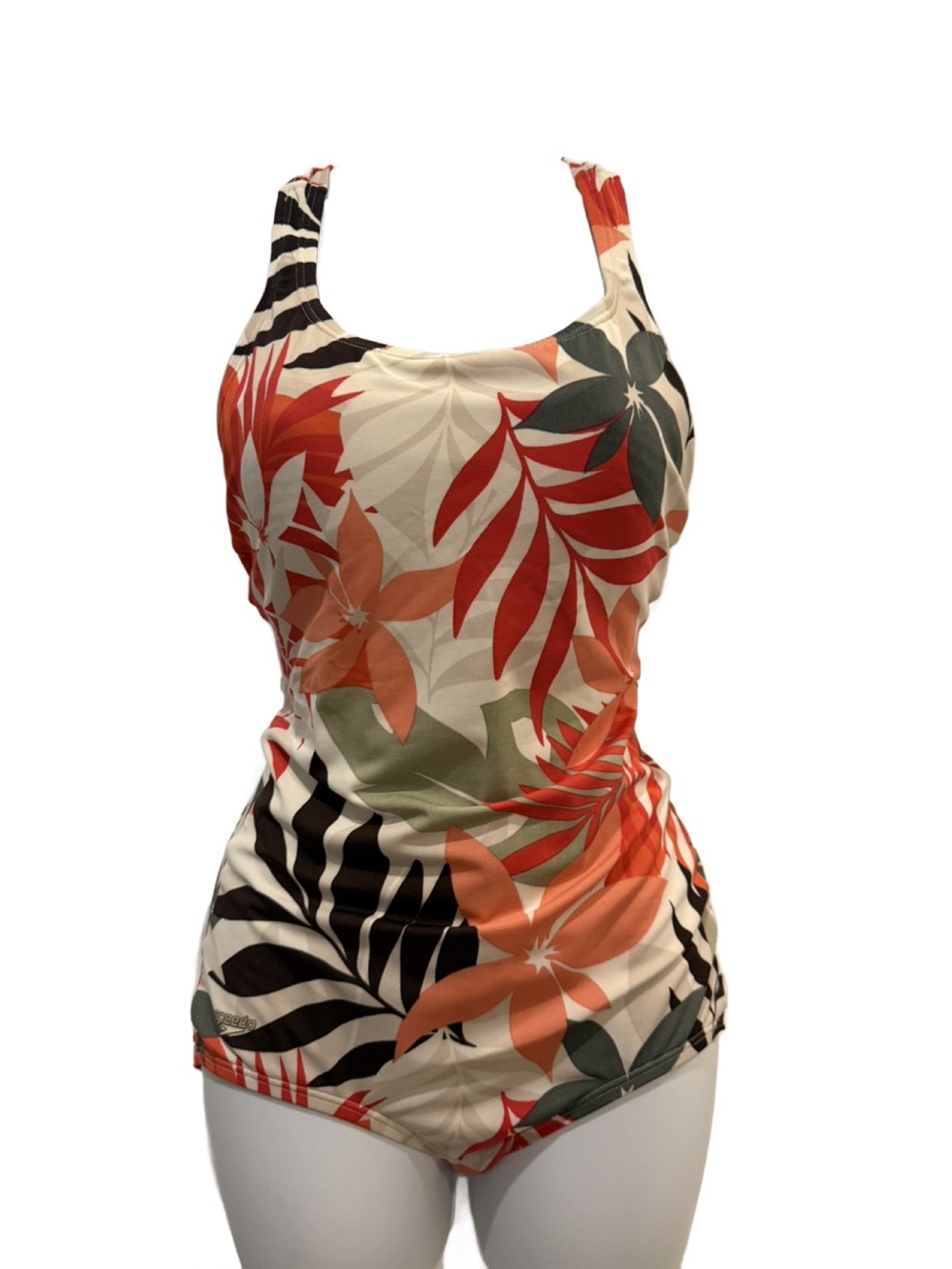 Speedo Bondi Beach one Piece with Floral TropicaPattern. 10
